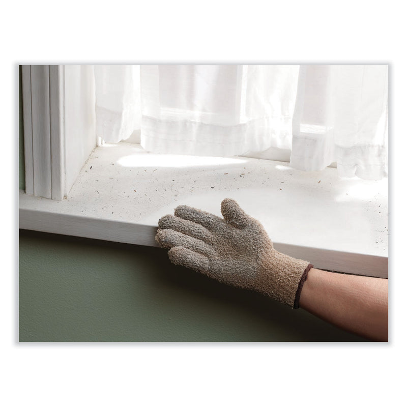 Master Caster CleanGreen Microfiber Dusting Gloves, 5" x 10, Pair