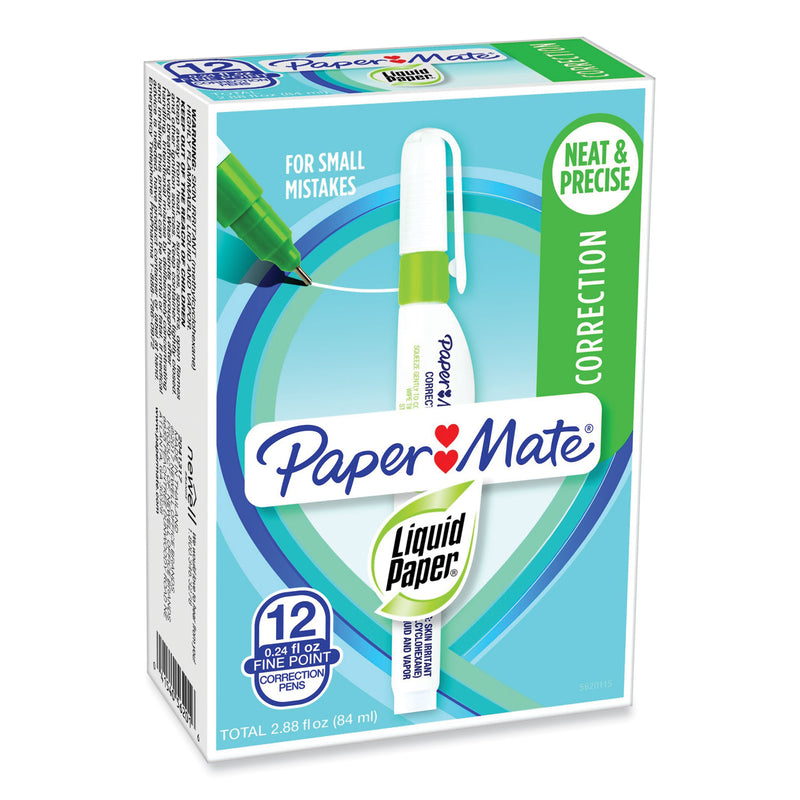 Paper Mate Correction Pen, 6.8 ml, White