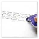 Paper Mate DryLine Correction Tape, Non-Refillable, Green/Purple Applicators, 0.17" x 472", 2/Pack