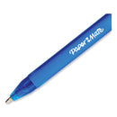 Paper Mate ComfortMate Ultra Ballpoint Pen, Retractable, Medium 1 mm, Blue Ink, Blue Barrel, Dozen