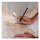 Sharpie Peel-Off China Markers, Black, Dozen