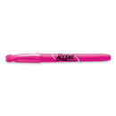 Sharpie Pocket Style Highlighters, Fluorescent Pink Ink, Chisel Tip, Pink Barrel, Dozen