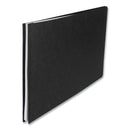 ACCO Pressboard Report Cover with Tyvek Reinforced Hinge, Two-Piece Prong Fastener, 3" Capacity, 11 x 17,  Black/Black