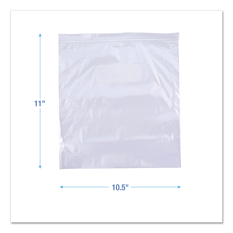 Boardwalk Reclosable Food Storage Bags, 1 gal, 2.7 mil, 10.5" x 11", Clear, 250/Box