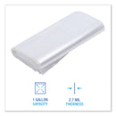 Boardwalk Reclosable Food Storage Bags, 1 gal, 2.7 mil, 10.5" x 11", Clear, 250/Box