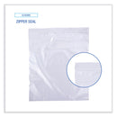 Boardwalk Reclosable Food Storage Bags, 2 gal, 1.75 mil, 13" x 15", Clear, 100/Box