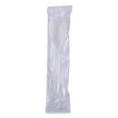 Boardwalk Mediumweight Wrapped Polypropylene Cutlery, Soup Spoon, White, 1,000/Carton