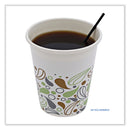 Boardwalk Single-Tube Stir-Straws, 5.25", Polypropylene, Black, 1,000/Pack, 10 Packs/Carton