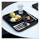 Boardwalk Heavyweight Wrapped Polystyrene Cutlery, Teaspoon, Black, 1,000/Carton
