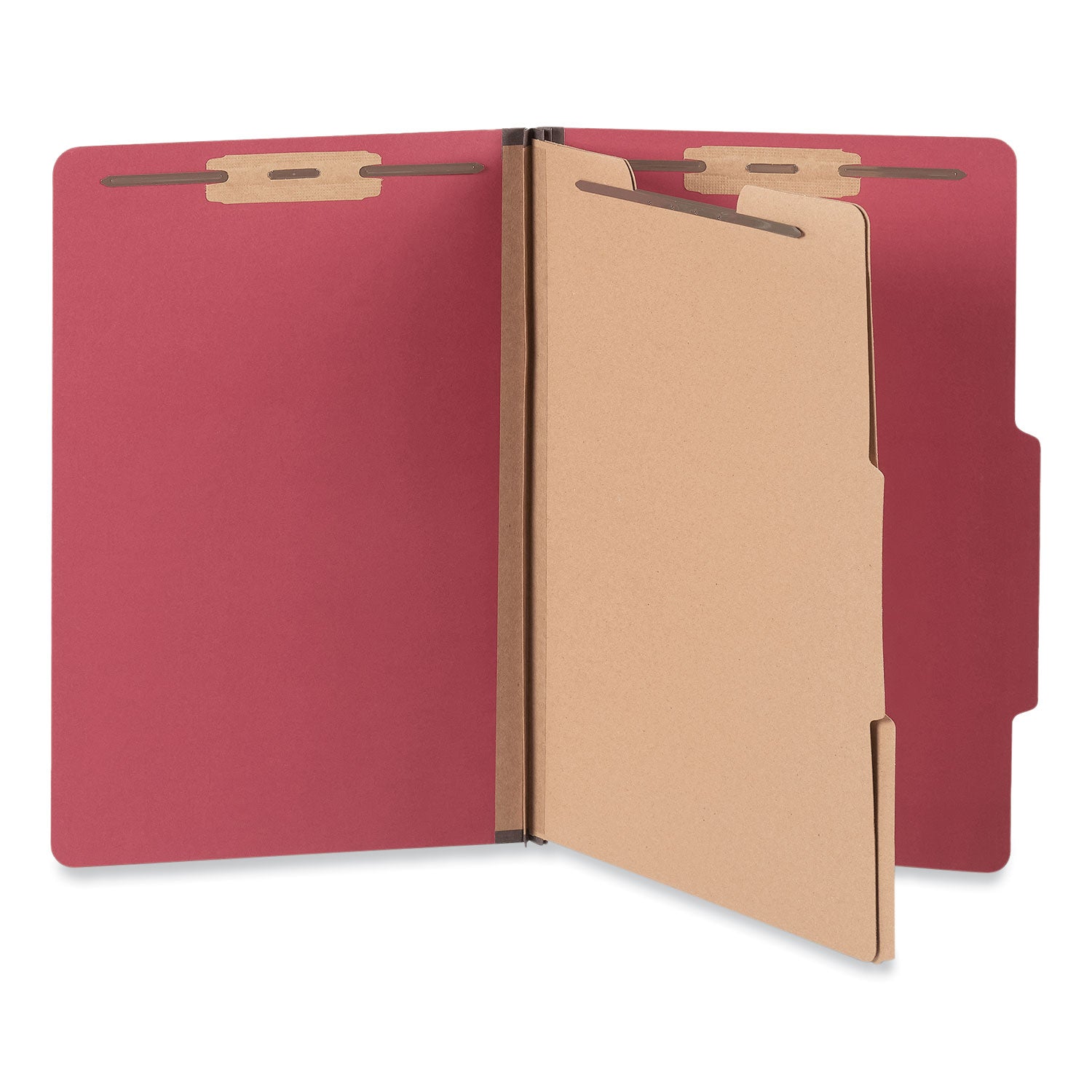Bright Colored Pressboard Classification Folders, 2 Dividers, Legal ...