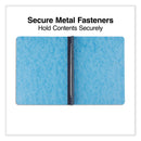 Universal Pressboard Report Cover, Two-Piece Prong Fastener, 3" Capacity, 8.5 x 11, Light Blue/Light Blue