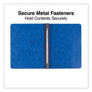 Universal Pressboard Report Cover, Two-Piece Prong Fastener, 3" Capacity, 8.5 x 11, Dark Blue/Dark Blue