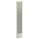 Safco Steel Magazine Rack, 23 Compartments, 10w x 4d x 65.5h, Gray