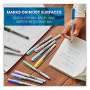 Sharpie Mystic Gems Markers, Ultra-Fine Needle Tip, Assorted, 24/Pack