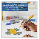 Sharpie Mystic Gems Markers, Fine Bullet Tip, Assorted, 24/Pack