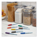 EXPO Vis-a-Vis Wet Erase Marker, Fine Bullet Tip, Assorted, Dozen