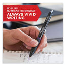 Sharpie S-Gel High-Performance Gel Pen, Retractable, Medium 0.7 mm, Purple Ink, Black Barrel, Dozen