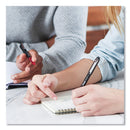 Sharpie Professional Design Roller Ball Pen, Stick, Medium 0.7 mm, Blue Ink, Black Barrel, Dozen