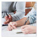 Sharpie Professional Design Roller Ball Pen, Stick, Fine 0.5 mm, Black Ink, Black Barrel, Dozen