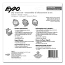EXPO Dry Erase Marker, Eraser and Cleaner Kit, Fine Bullet Tip, Assorted Colors, 5/Set