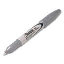 Sharpie Metallic Fine Point Permanent Markers, Fine Bullet Tip, Metallic Silver, Dozen
