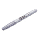 Sharpie Metallic Fine Point Permanent Markers, Fine Bullet Tip, Metallic Silver, Dozen