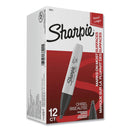 Sharpie Chisel Tip Permanent Marker, Medium Chisel Tip, Black, Dozen
