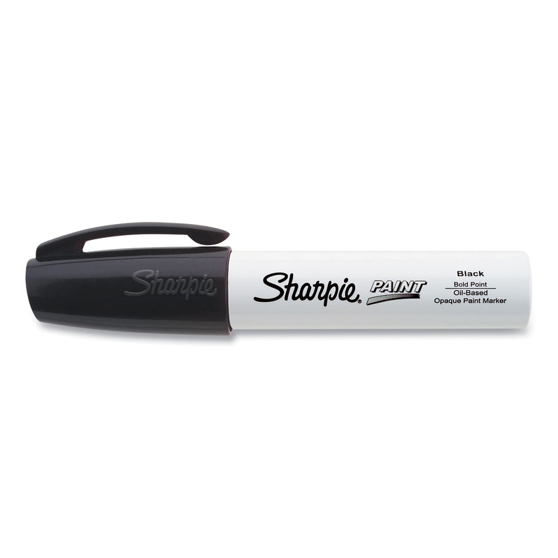 Sharpie Permanent Paint Marker, Extra-Broad Chisel Tip, Black