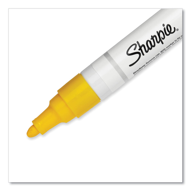 Sharpie Permanent Paint Marker, Medium Bullet Tip, Yellow