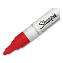 Sharpie Permanent Paint Marker, Medium Bullet Tip, Red