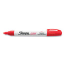 Sharpie Permanent Paint Marker, Medium Bullet Tip, Red