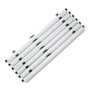Safco Sheet File Hanging Clamps, 100 Sheets Per Clamp, 30" Length, 6/Carton