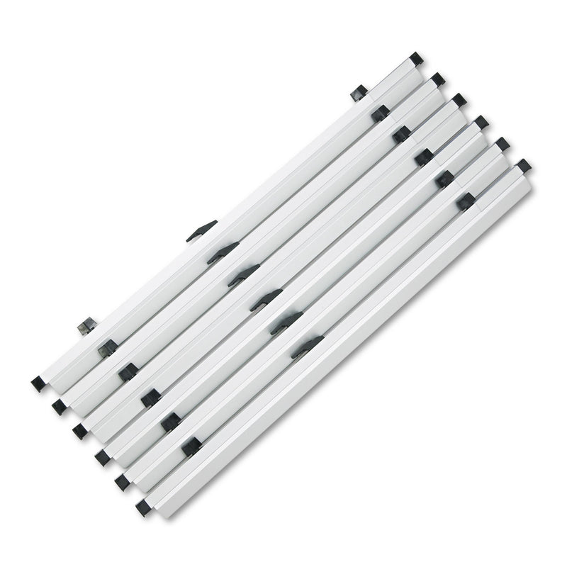 Safco Sheet File Hanging Clamps, 100 Sheets Per Clamp, 30" Length, 6/Carton
