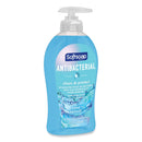 Softsoap Antibacterial Hand Soap, Cool Splash, 11.25 oz Pump Bottle, 6/Carton