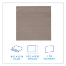 Boardwalk Beverage Napkins, 1-Ply, 9.5" x 9.5", Kraft, 500/Pack, 8 Packs/Carton