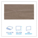 Boardwalk Tall Fold Dispenser Napkins, 1-Ply, 13 x 6, Kraft, 500/Pack, 20 Packs/Carton