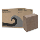 Boardwalk Tall Fold Dispenser Napkins, 1-Ply, 13 x 6, Kraft, 500/Pack, 20 Packs/Carton