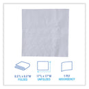 Boardwalk Dinner Napkin, 1-Ply, 17 x 17, White, 250/Pack, 12 Packs/Carton