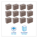 Boardwalk 1/4-Fold Lunch Napkins, 1-Ply, 12 x 12, Kraft, 500/Pack, 12 Packs/Carton