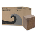 Boardwalk 1/4-Fold Lunch Napkins, 1-Ply, 12 x 12, Kraft, 500/Pack, 12 Packs/Carton