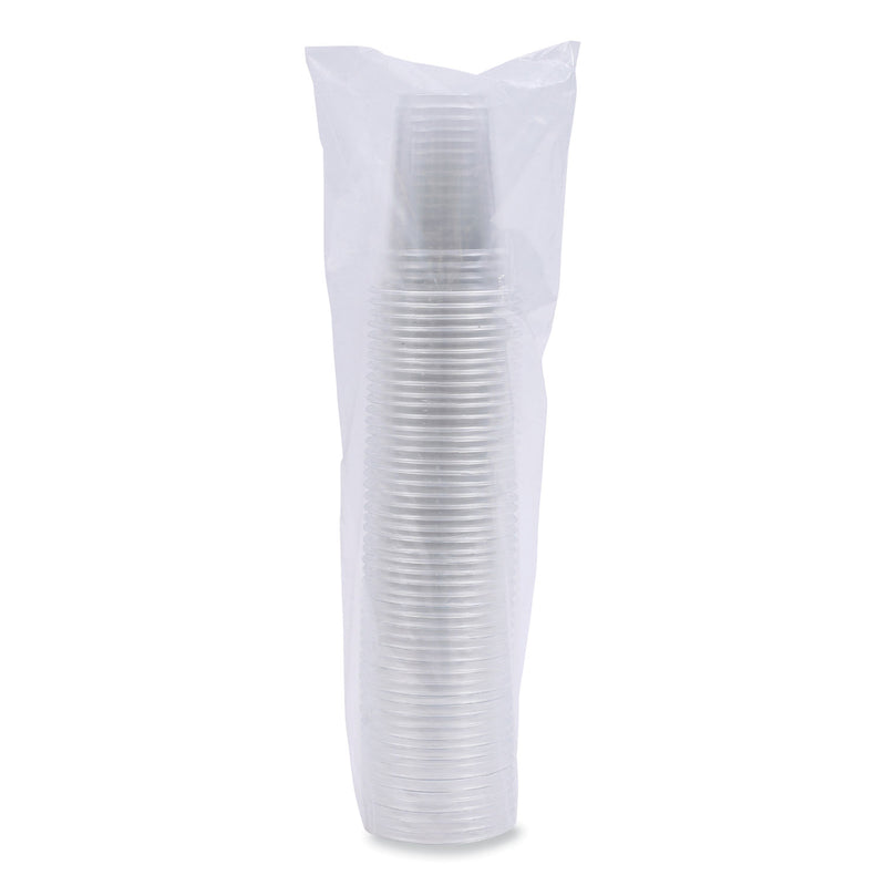 Boardwalk Clear Plastic Cold Cups, 9 oz, PET, 50 Cups/Sleeve, 20 Sleeves/Carton