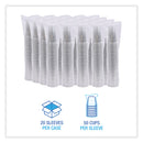 Boardwalk Clear Plastic Cold Cups, 24 oz, PET, 50 Cups/Sleeve, 12 Sleeves/Carton