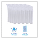 Boardwalk Souffle/Portion Cup Lids, Fits 2 oz Portion Cups, Clear, 2,500/Carton