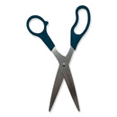 Westcott Value Line Stainless Steel Shears, 8" Long, 3.5" Cut Length, Black Straight Handle