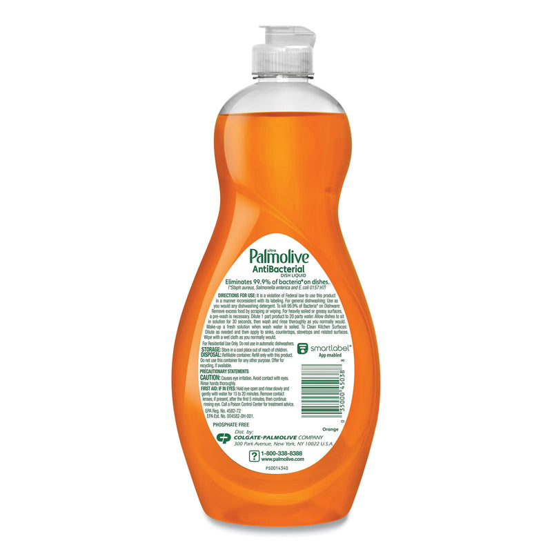 Palmolive Ultra Antibacterial Dishwashing Liquid, 20 oz Bottle