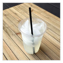 Boardwalk Wrapped Jumbo Straws, 7.75", Polypropylene, Black, 250/Pack, 50 Packs/Carton