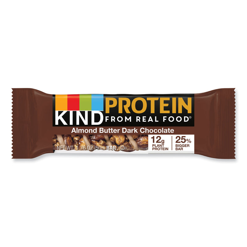 KIND Protein Bars, Almond Butter Dark Chocolate, 1.76 oz, 12/Pack