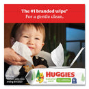 Huggies Natural Care Sensitive Baby Wipes, 3.88 x 6.6, Unscented, White, 56/Pack, 8 Packs/Carton