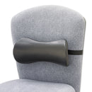 Safco Lumbar Support Memory Foam Backrest, 14.5 x 3.75 x 6.75, Black