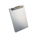 Saunders Redi-Rite Aluminum Storage Clipboard, 1" Clip Capacity, Holds 8.5 x 11 Sheets, Silver